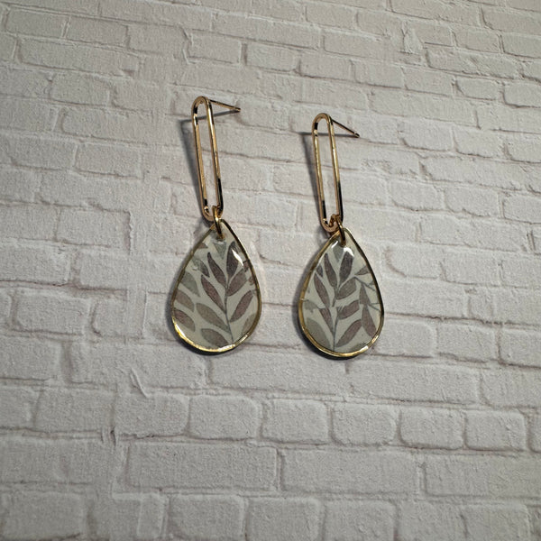 Autumn Leaves Teardrop Earrings