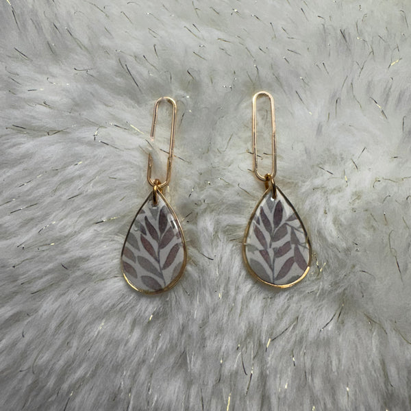 Autumn Leaves Teardrop Earrings