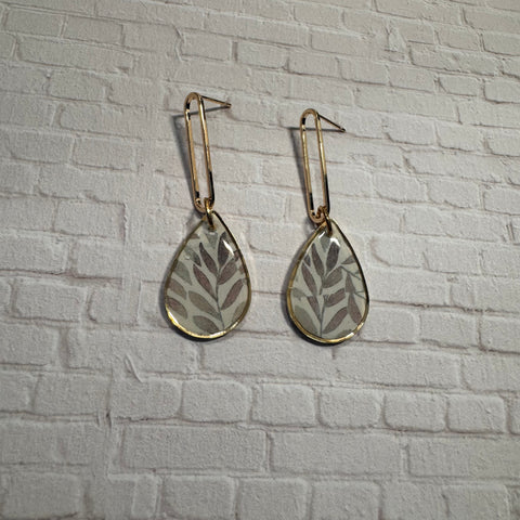 Autumn Leaves Teardrop Earrings