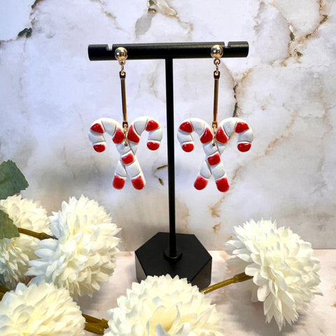 Candy Cane Earrings