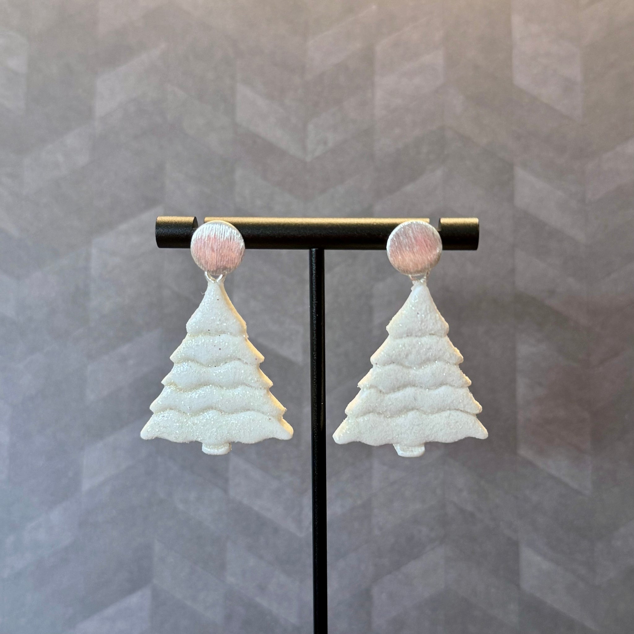 White Sparkle Christmas Trees