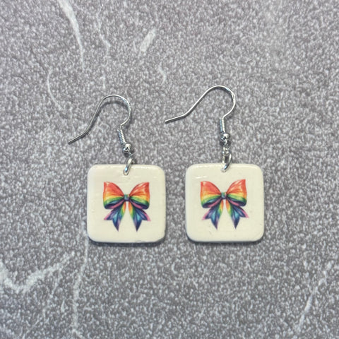 Square and Diamond Shaped Short Dangle - 7 design options