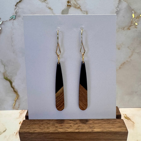 Wood & Resin Earring