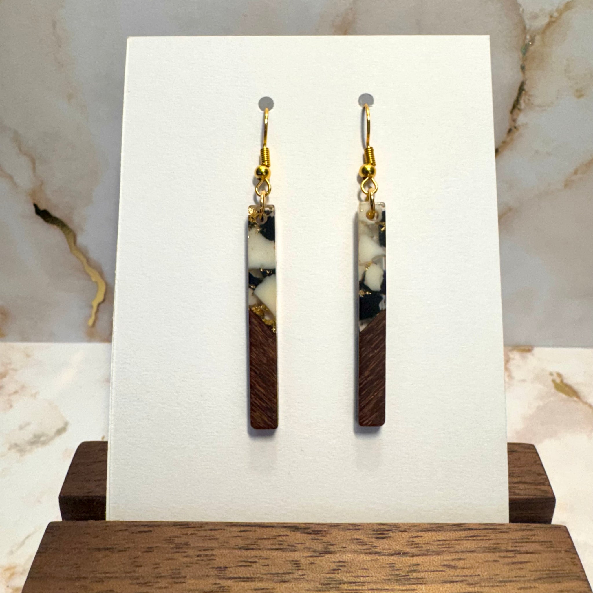 Wood & Resin Earring