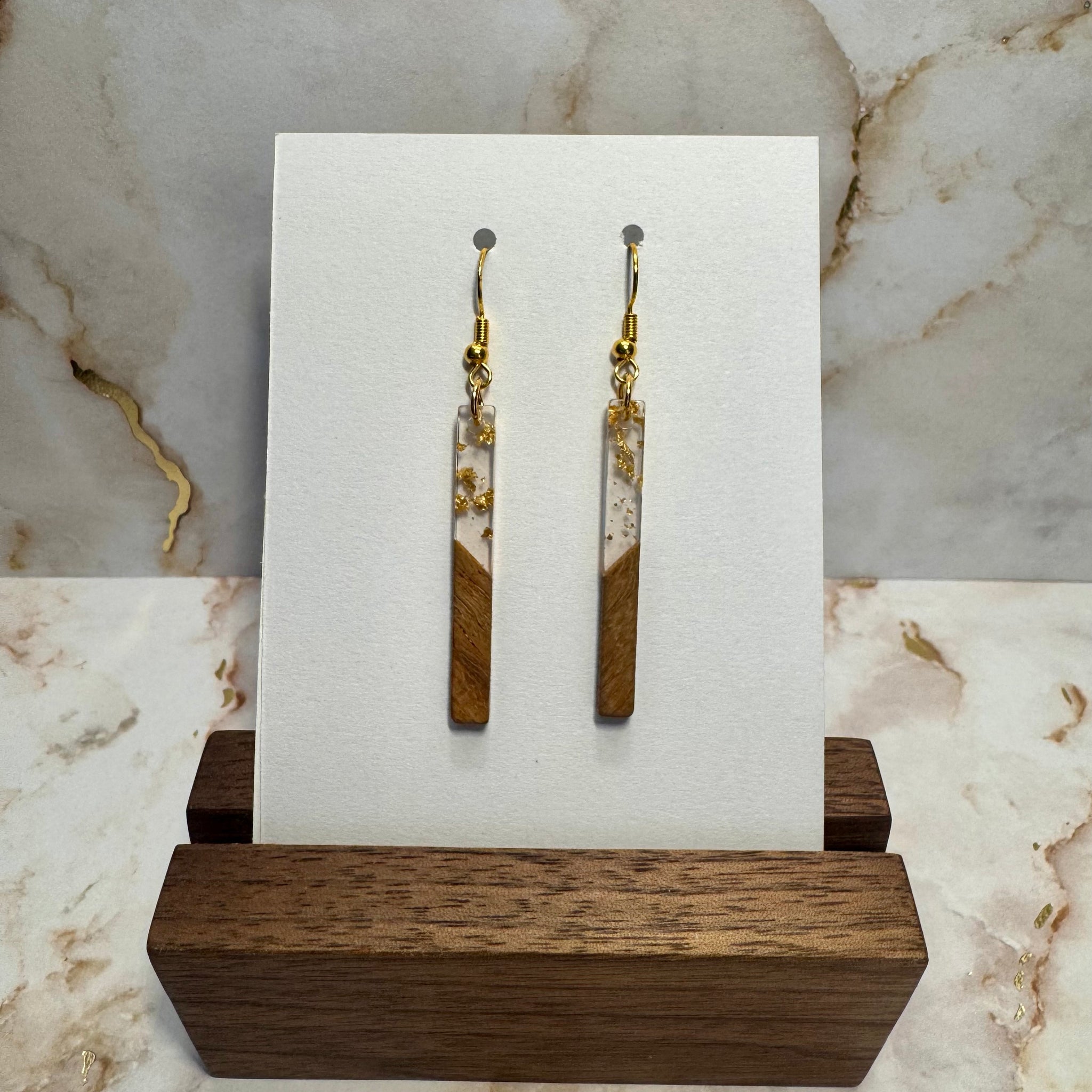 Wood & Resin Earring