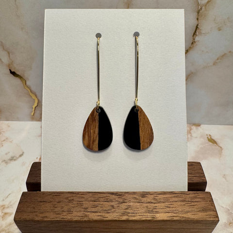 Wood & Resin Earring