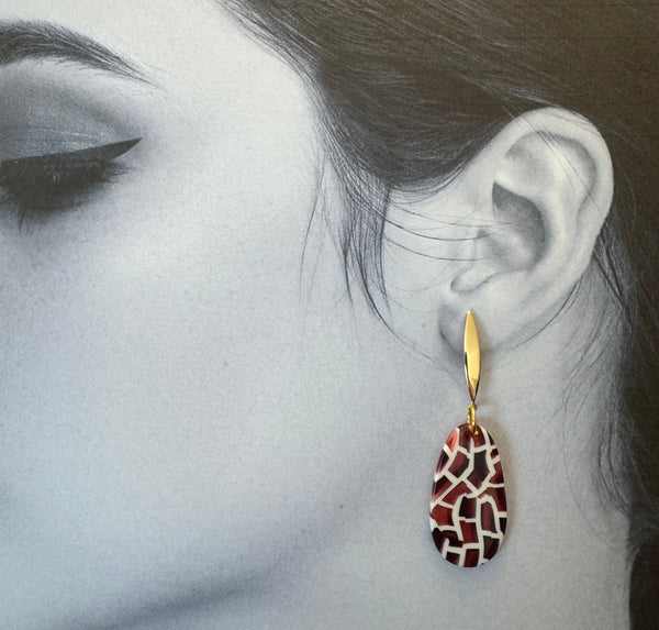 Translucent Red & White Dazzle