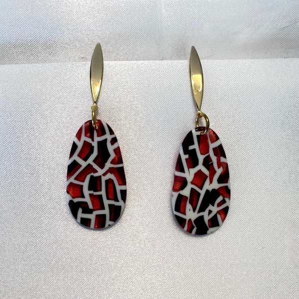 Translucent Red & White Dazzle